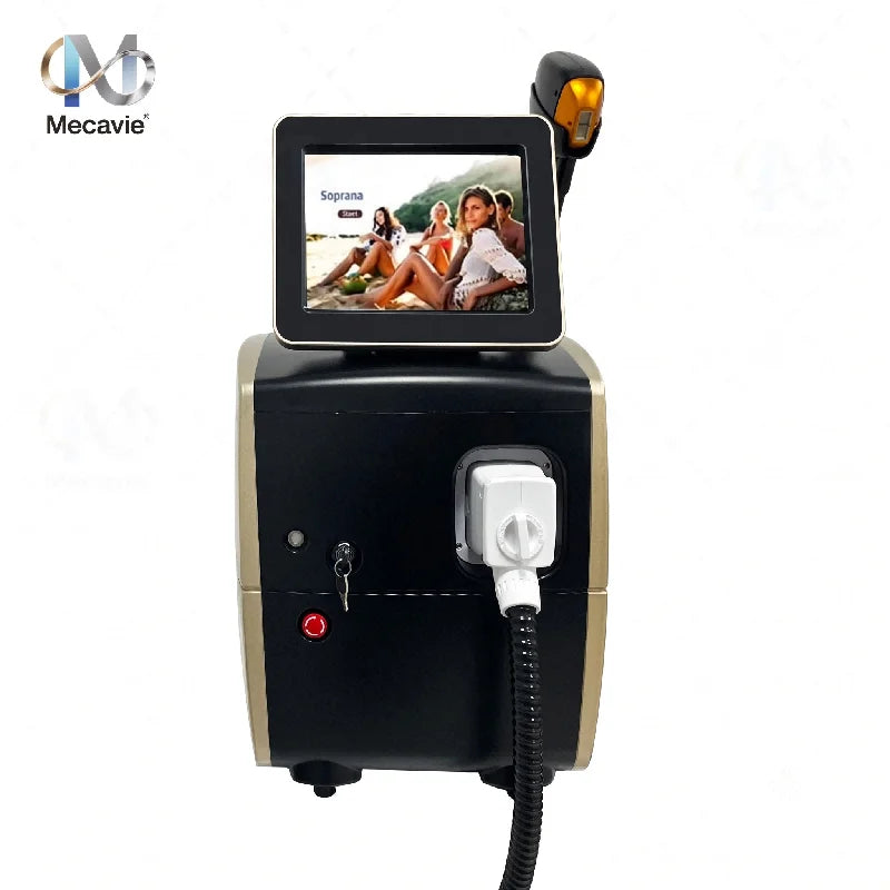 Professional Diode Ice Titanium Laser Hair Removal Machine Portable 808 830 755 940 1064 Device 5Waves Permanent Removal
