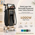 2-in-1 Professional Laser Hair Removal Machine 808nm/755nm/940nm/1064nm Combines Hair Removal and Pigment/tattoo Removal