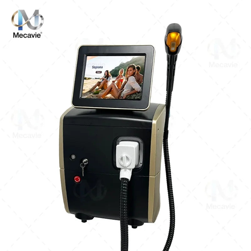 Professional Diode Ice Titanium Laser Hair Removal Machine Portable 808 830 755 940 1064 Device 5Waves Permanent Removal