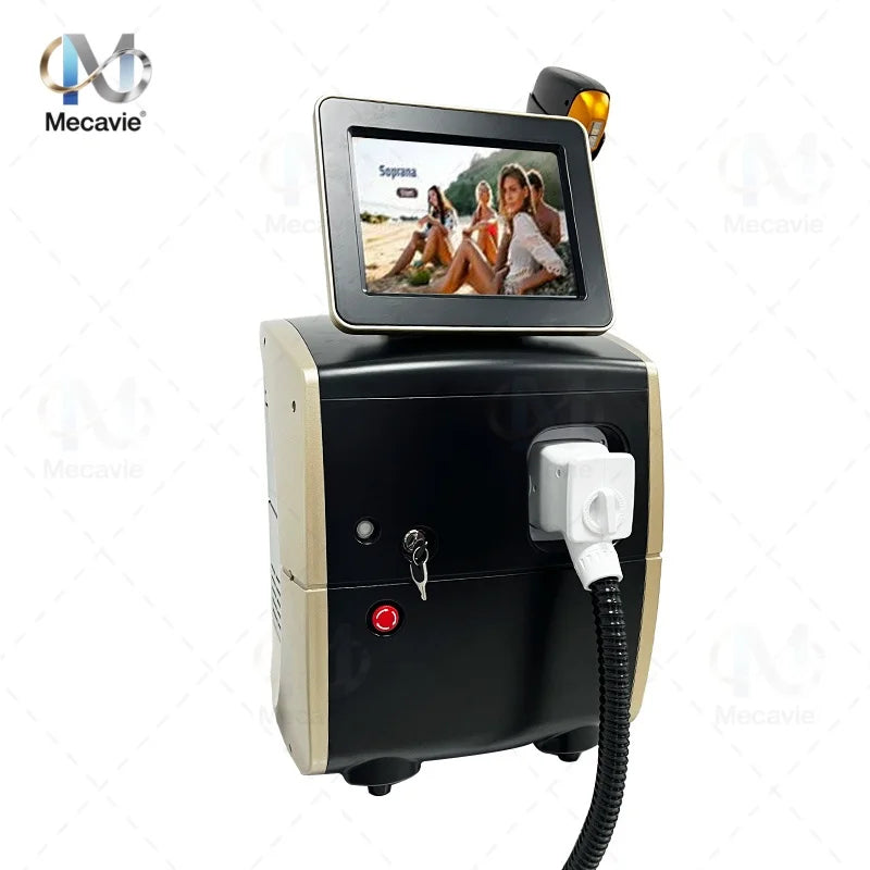 Professional Diode Ice Titanium Laser Hair Removal Machine Portable 808 830 755 940 1064 Device 5Waves Permanent Removal