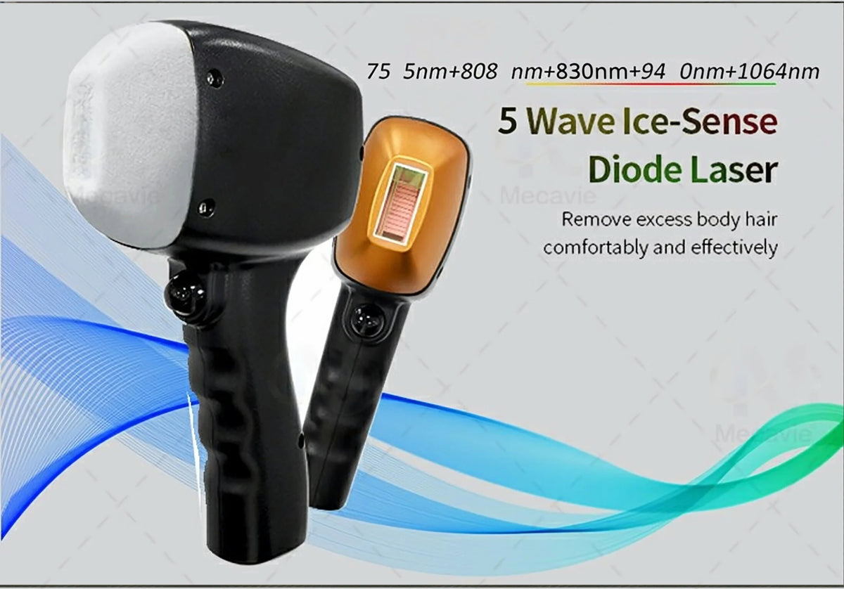 Professional Diode Ice Titanium Laser Hair Removal Machine Portable 808 830 755 940 1064 Device 5Waves Permanent Removal