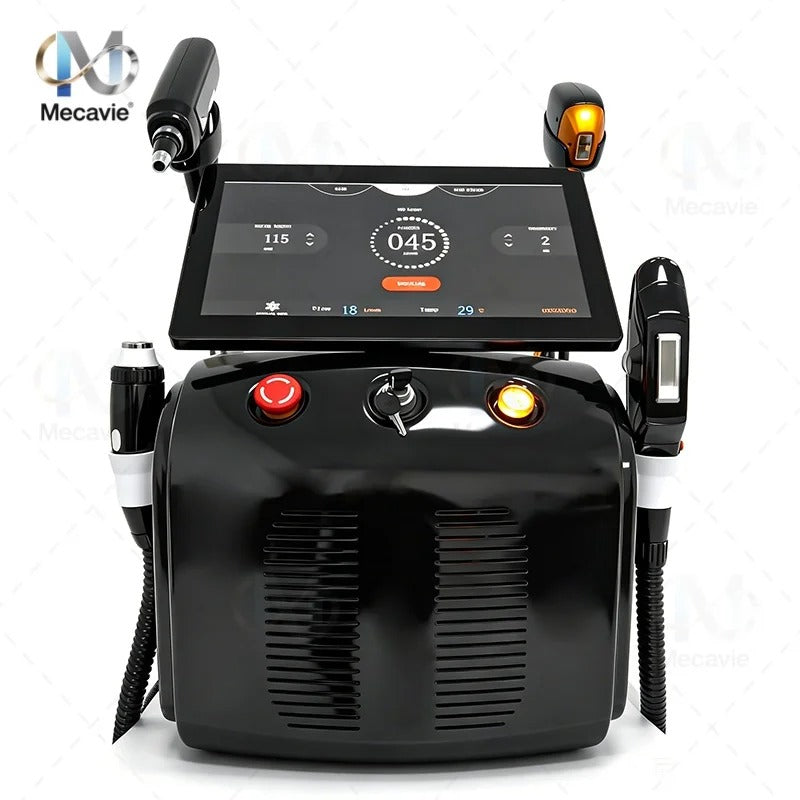 4000W 4 In 1 Soprano Titanium FAC Diode Laser 755/808/940/1064nm Permanent Hair Removal IPL Tattoo Removal Salon Machine
