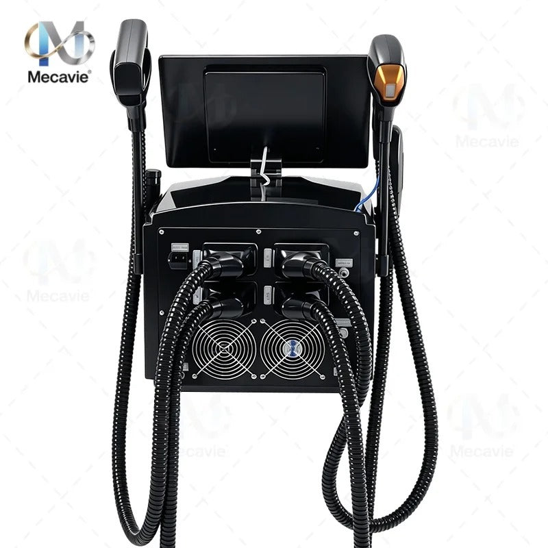 4000W 4 In 1 Soprano Titanium FAC Diode Laser 755/808/940/1064nm Permanent Hair Removal IPL Tattoo Removal Salon Machine