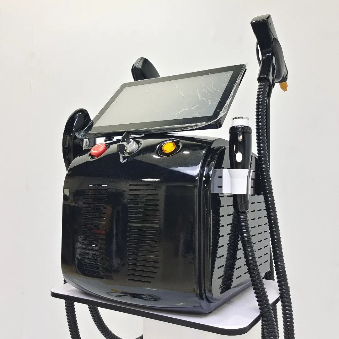 4000W 4 In 1 Soprano Titanium FAC Diode Laser 755/808/940/1064nm Permanent Hair Removal IPL Tattoo Removal Salon Machine